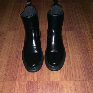 Black ankle boot